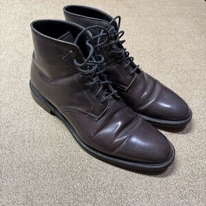 Burberry Cayton Boots Made in Italy Mens Size 10.5 43.5 gray